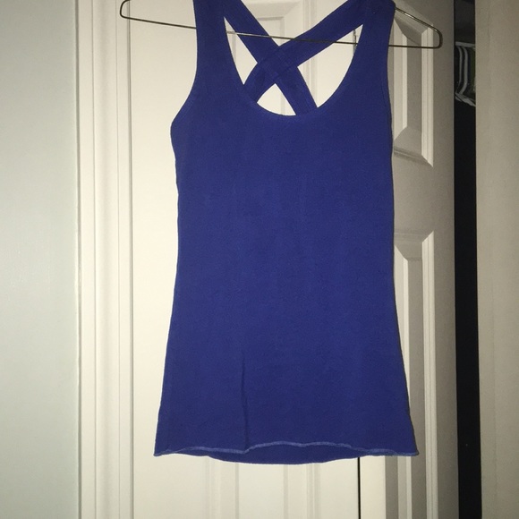 royal blue workout top